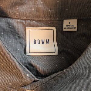 Rowm Grey Dress Shirt